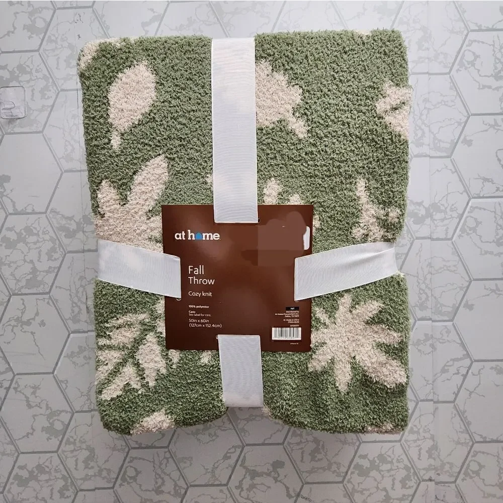 New Cozy Knit Throw Blanket,  50 x 60